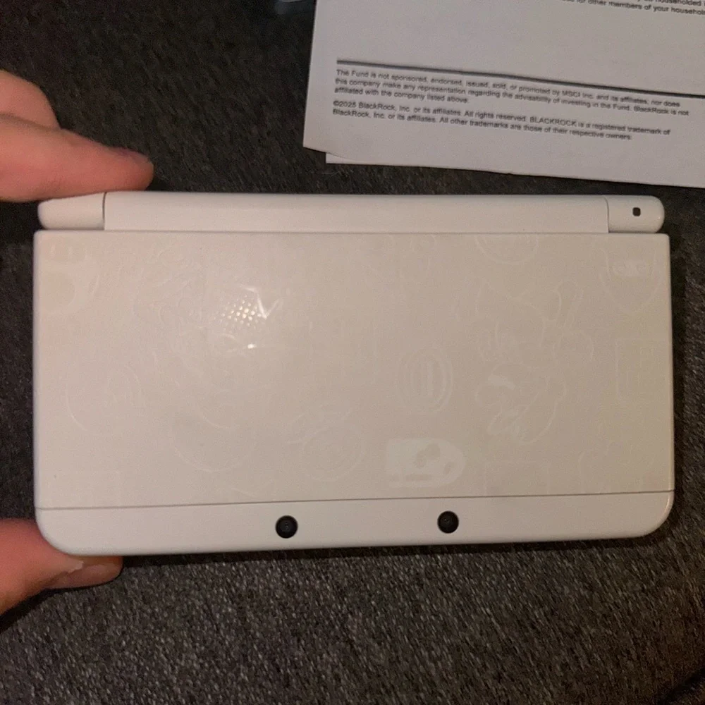 Nintendo 3DS XL in Cream with Colorful Buttons